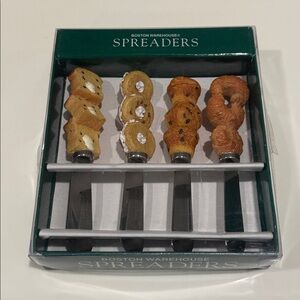 NOS Vintage Boston Warehouse Bagel Cheese Spreaders